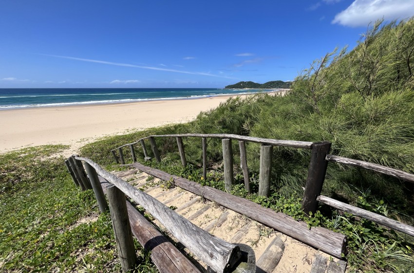 beach walkway