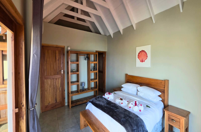 Bedroom at Makana 3B in Ponta Mamoli