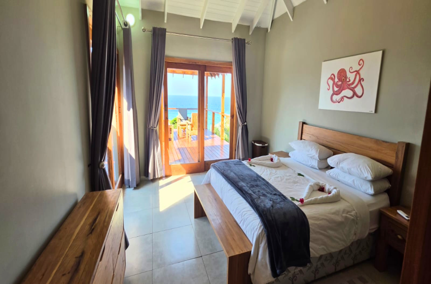 Bedroom at Makana 3B in Ponta Mamoli