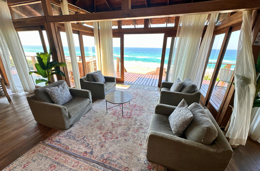living room at Aloha 5 in Ponta Mamoli